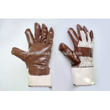 Brown safety cuff Waterproof gloves
